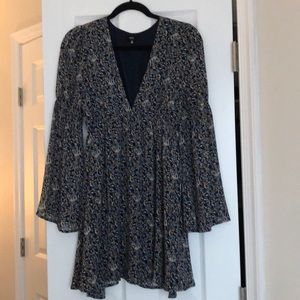 Lucca Long Sleeved Floral Dress